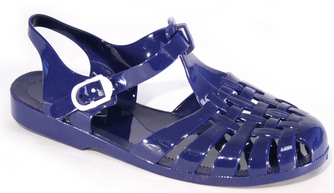 LADIES WOMENS JELLY SANDAL FLAT SUMMER BEACH RETRO GIRLS FLIP FLOPS SANDALS SIZE - Picture 10 of 22