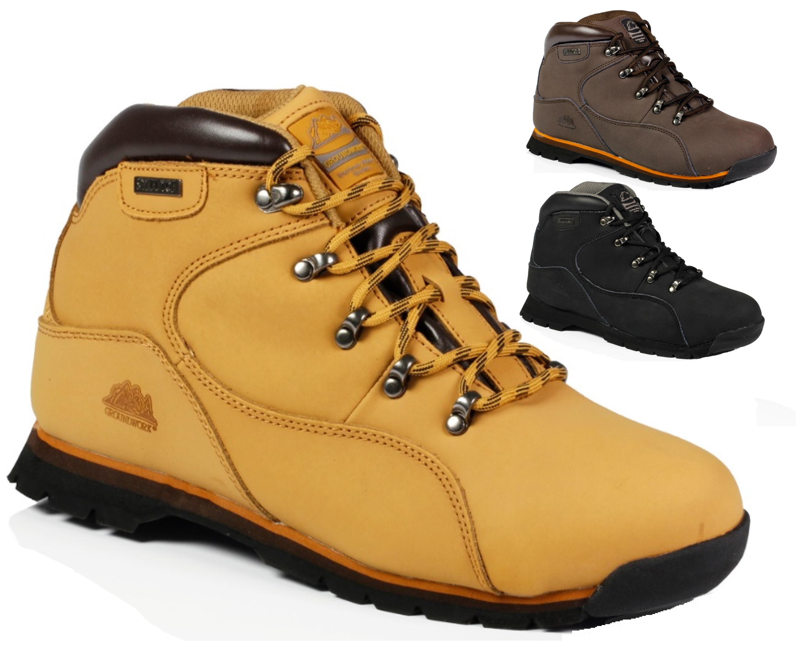 wide fit steel toe cap trainers