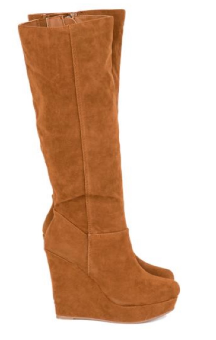 knee high wedge boots uk