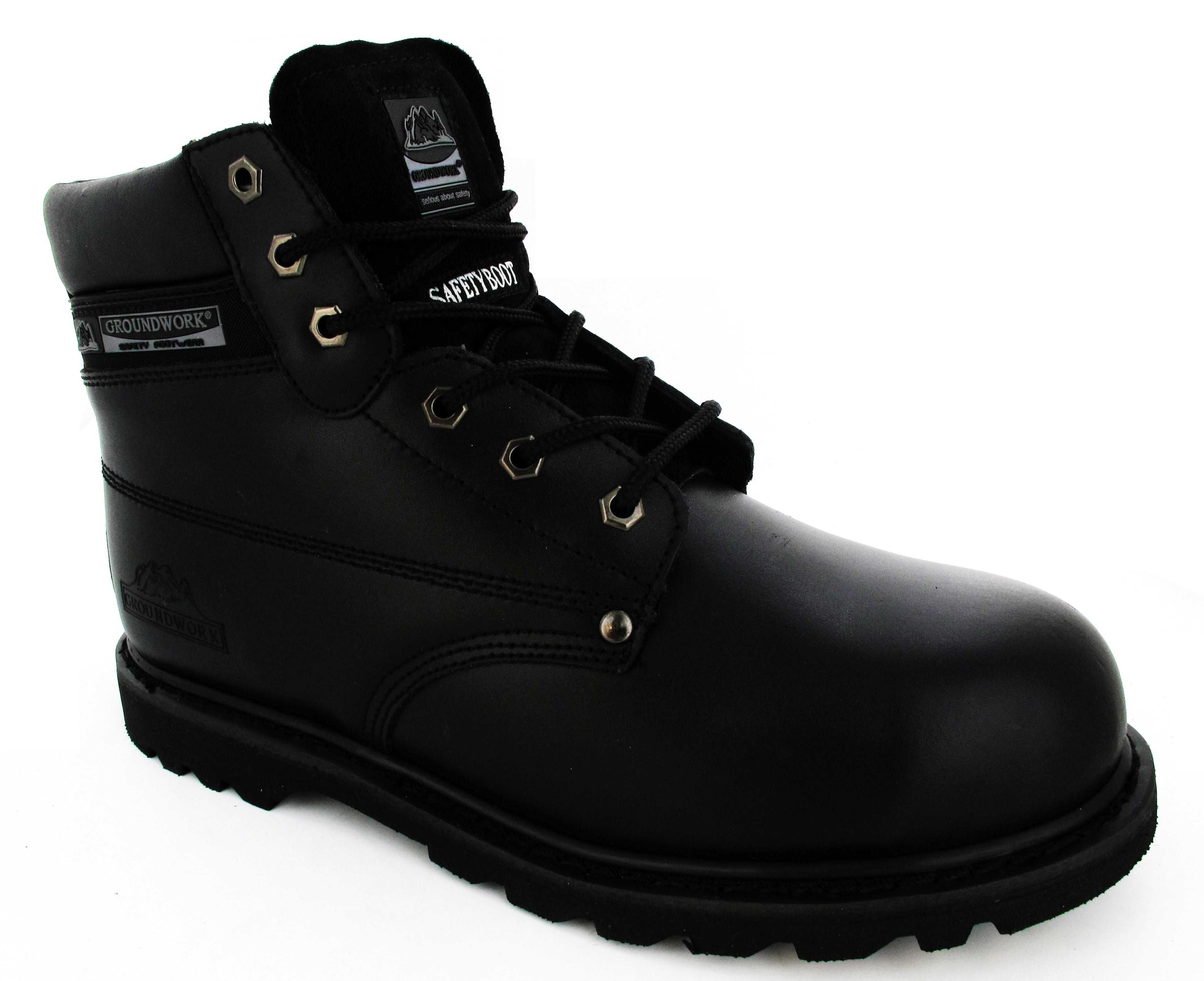 LADIES PINK GROUNDWORK SAFETY STEEL TOE CAP LEATHER WORK HIKING BOOTS SIZE 38 eBay