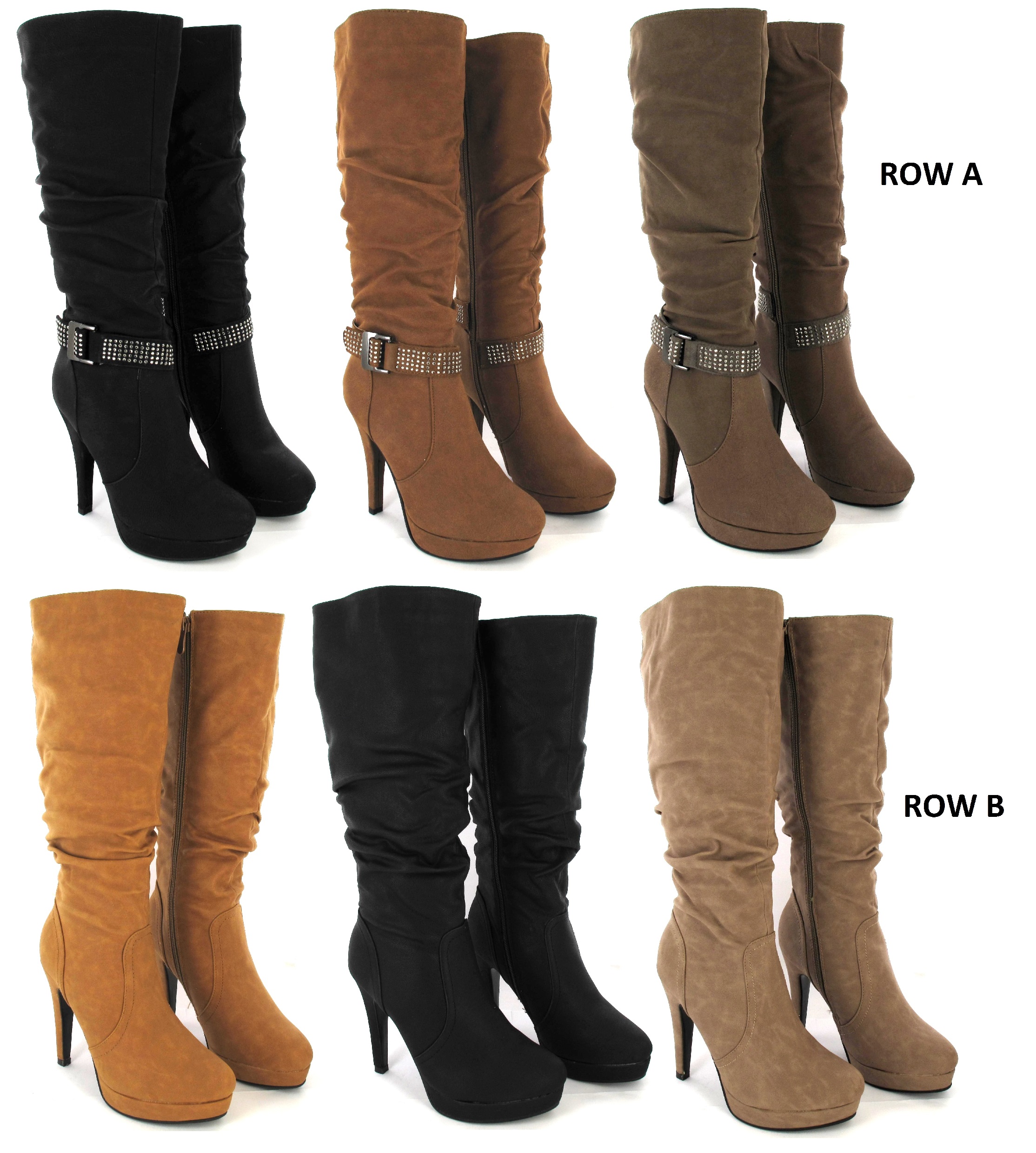 mid heel stiletto ankle boots