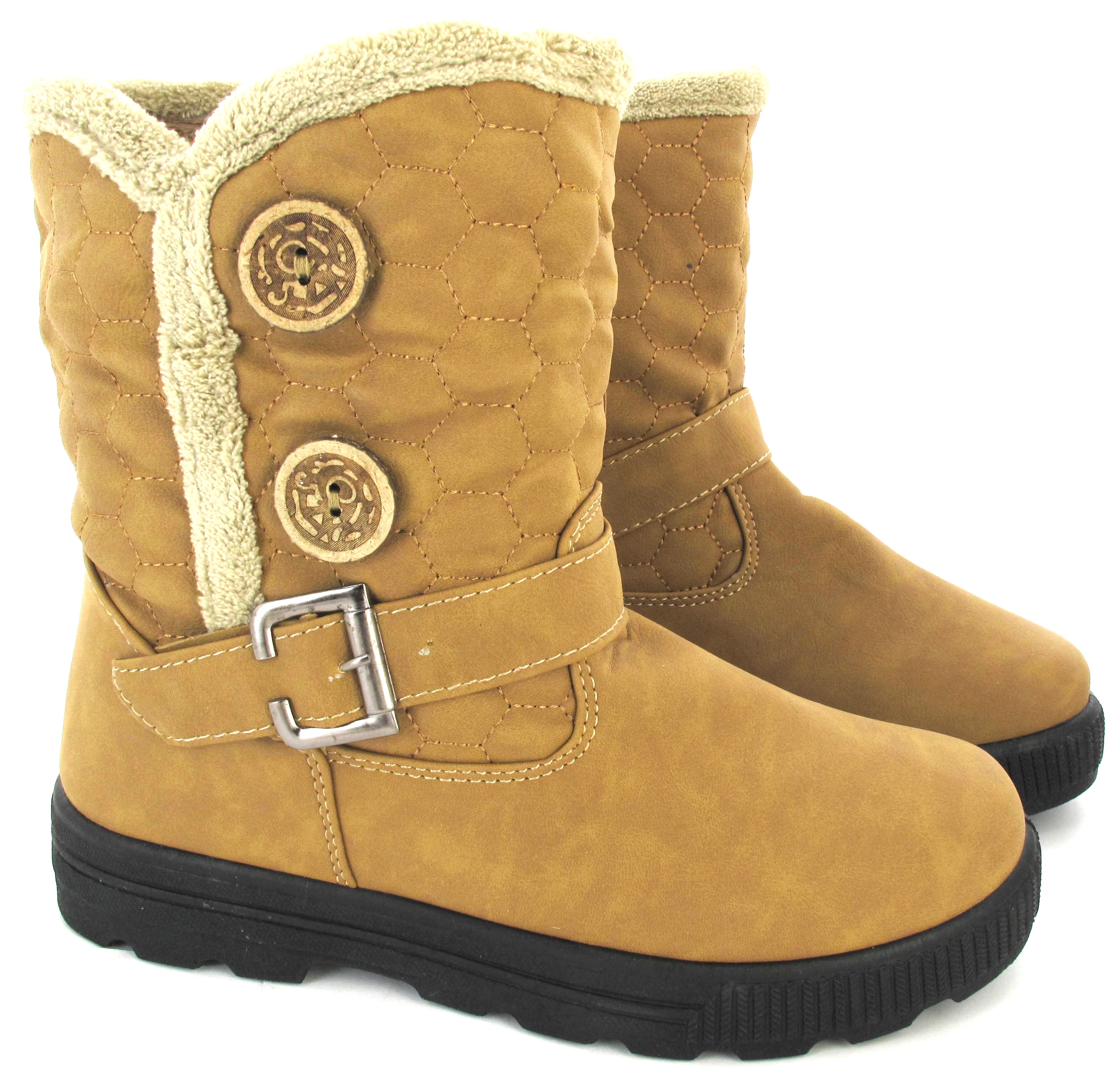 womens ankle snow boots with fur