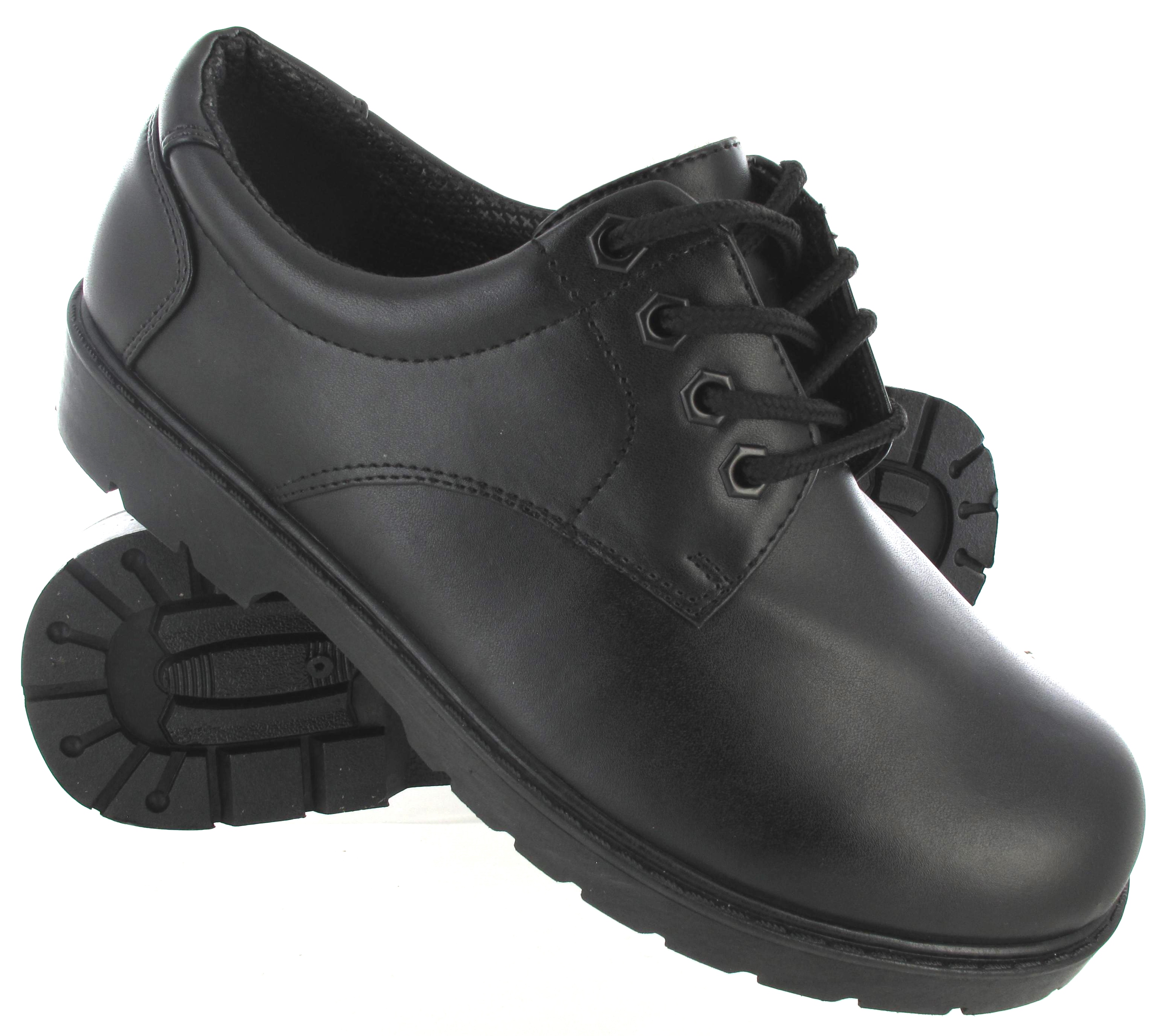 plain black trainers size 4