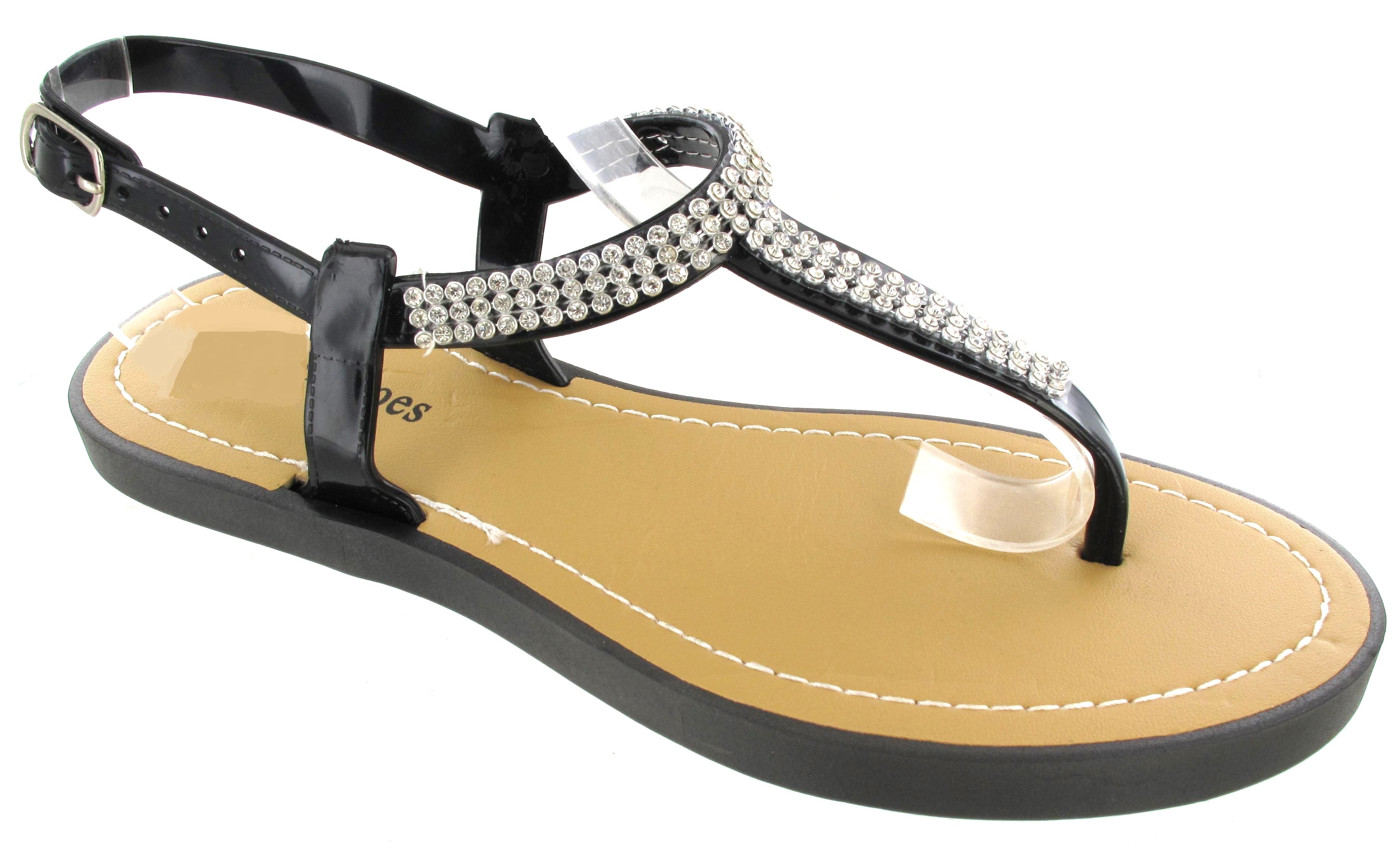diamante flat shoes new womans flat diamante jelly flip flop summer diamante flat shoes new womans flat diamante jelly flip flop summer
