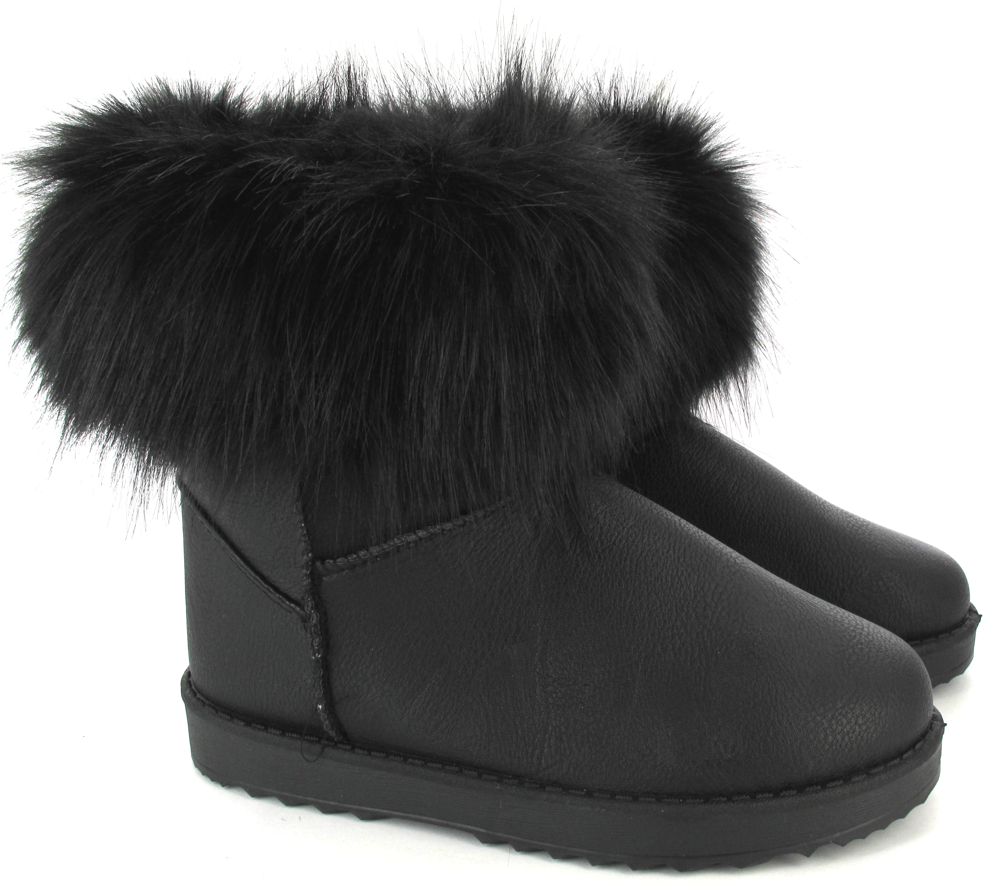 fall furry wedges boots