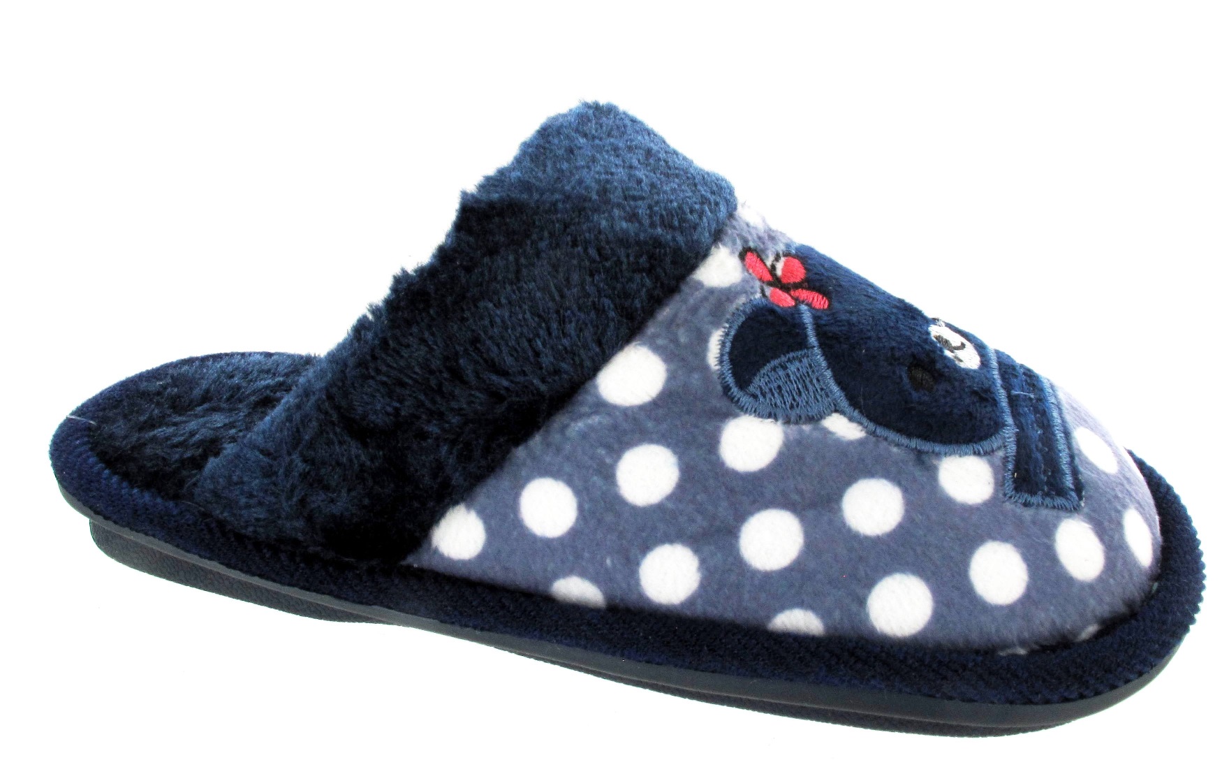 kIDS GIRLS SLIP ON BED ROOM SLIPPER WARM MULE SLIPPERS SHOES SIZE 113