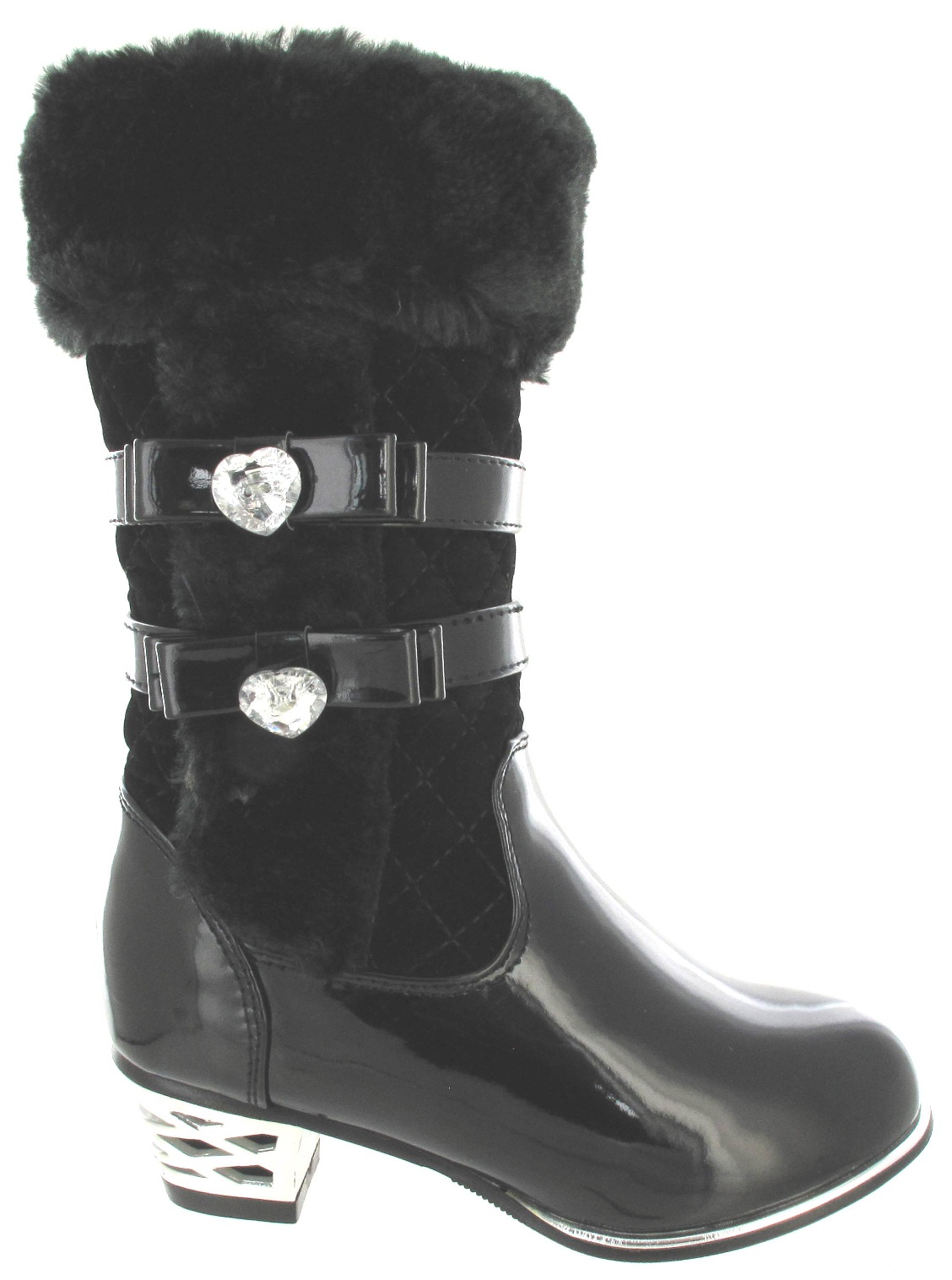 patent zip ankle boots