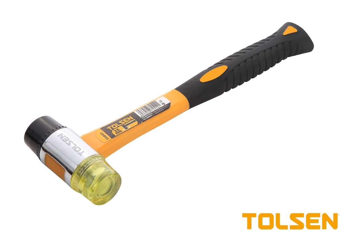 Tolsen 25042 Two Way Mallet Soft Face Hammer Plastic Head 35mm eBay