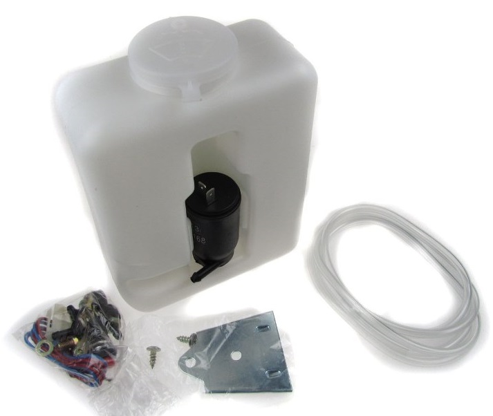 Wipac Universal Plastic Windscreen Washer Bottle Kit 1.2L Screen Wash Screenwash