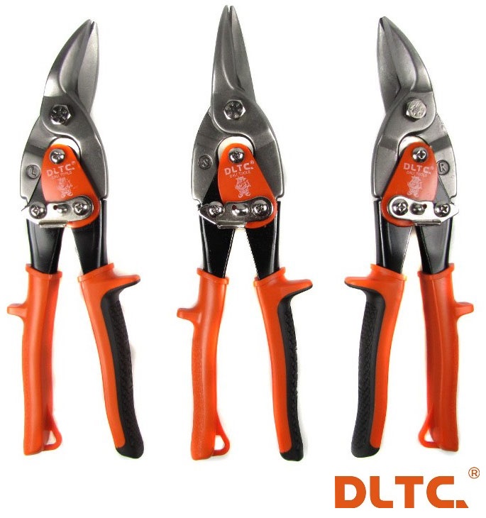 DLTC Aviation Tin Snips 3pc Set STRAIGHT LEFT RIGHT HAND Sheet Metal