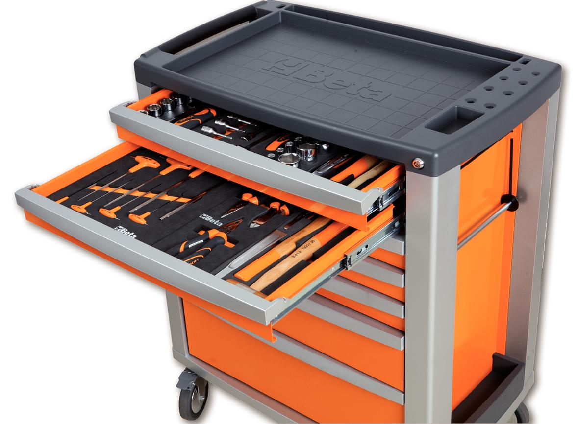 Beta Tools C39 G 6 Mobile Roller Cabinet Tool Box 6 Drawers Roll Cab