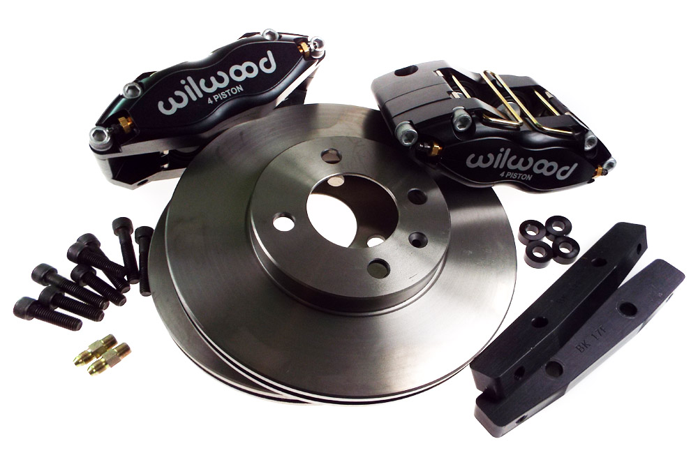 Wilwood Vw Golf Mk1 Brake Kit Midilite 4 Pot Calipers 256 X 20mm Disc Ebay