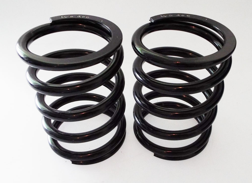 AVO PAIR 2.25ID Coilover Helper Springs 4" Free Length 200lbs Rally