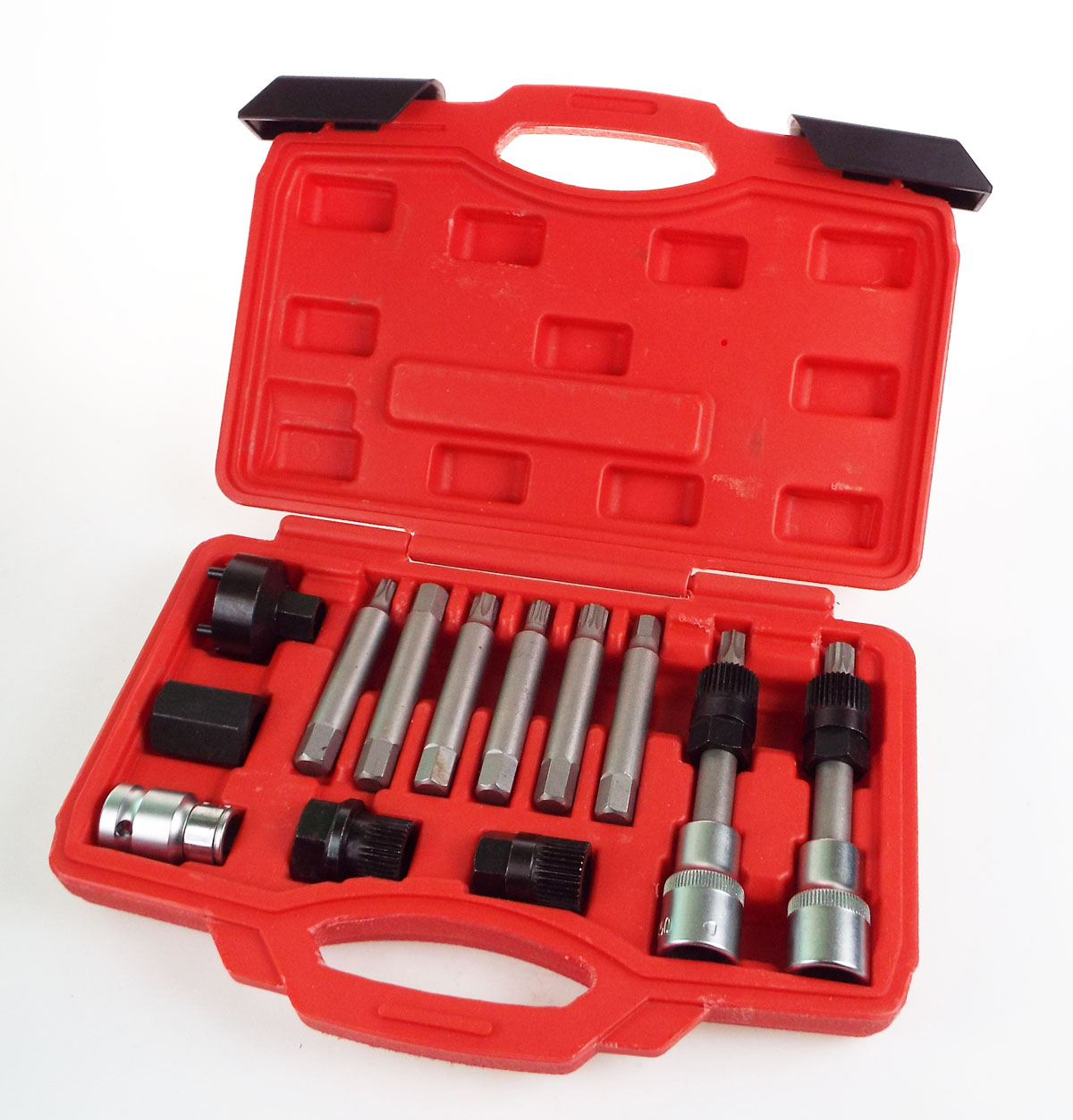 Alternator Freewheel Nut Insert Pulley Removal 13pc Kit Tool Set