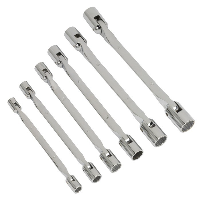 Siegen Double Flex Head Socket Spanner Set Metric S0894