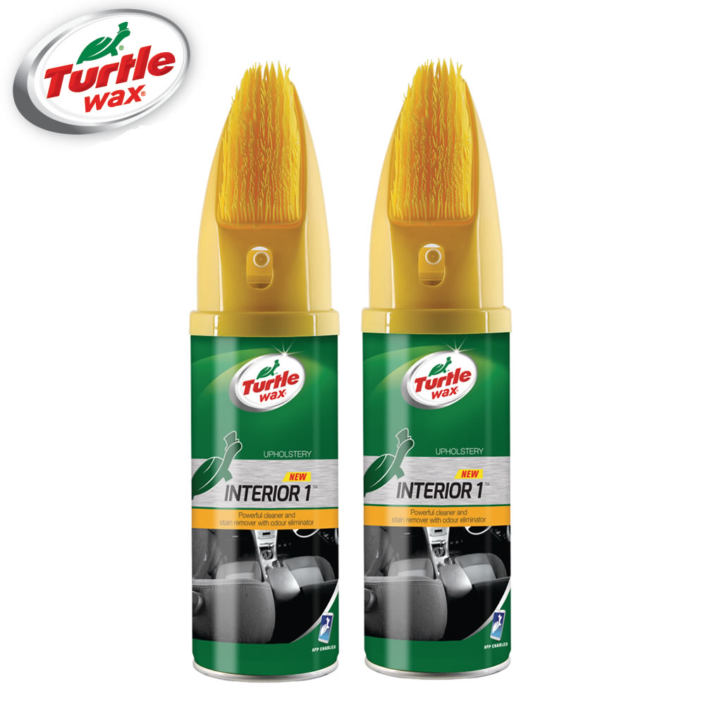 2x Turtle Wax Interior 1 Car Seat Upholstery Dry Foam Cleaner With Brush 400ml eBay