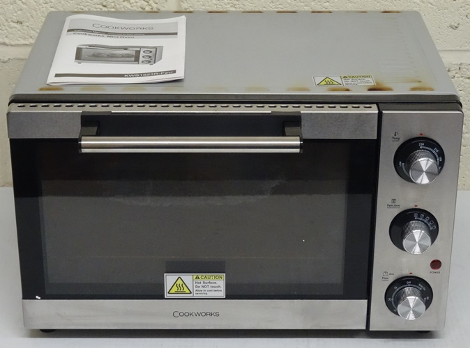 Cookworks Mini Oven Stainless Steel RRP £69.99 lot B957 eBay
