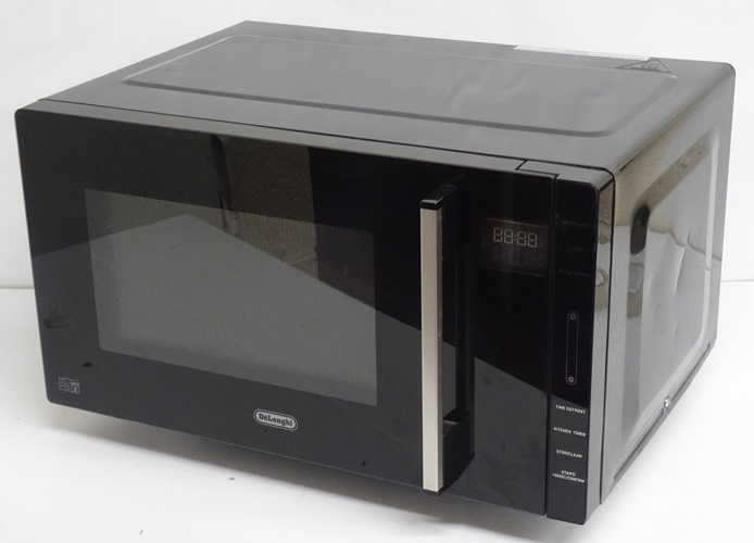 DeLonghi TM8M5M 800W Flatbed Standard Touch Microwave Black RRP 99.99 lot B2551 eBay