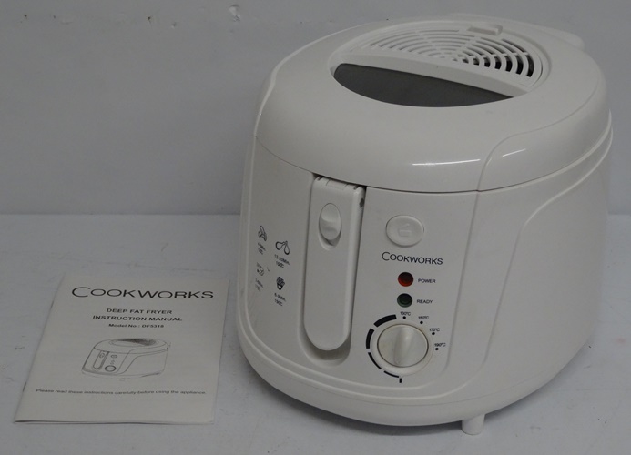 Cookworks Deep Fat Fryer White RRP 19.99 lot B2856 1471982 eBay