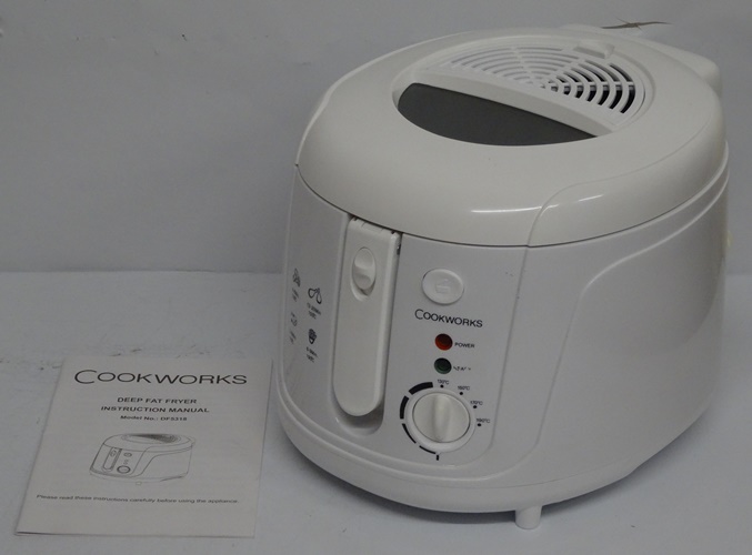 Cookworks Deep Fat Fryer White RRP 19.99 lot B2856 1471982 eBay