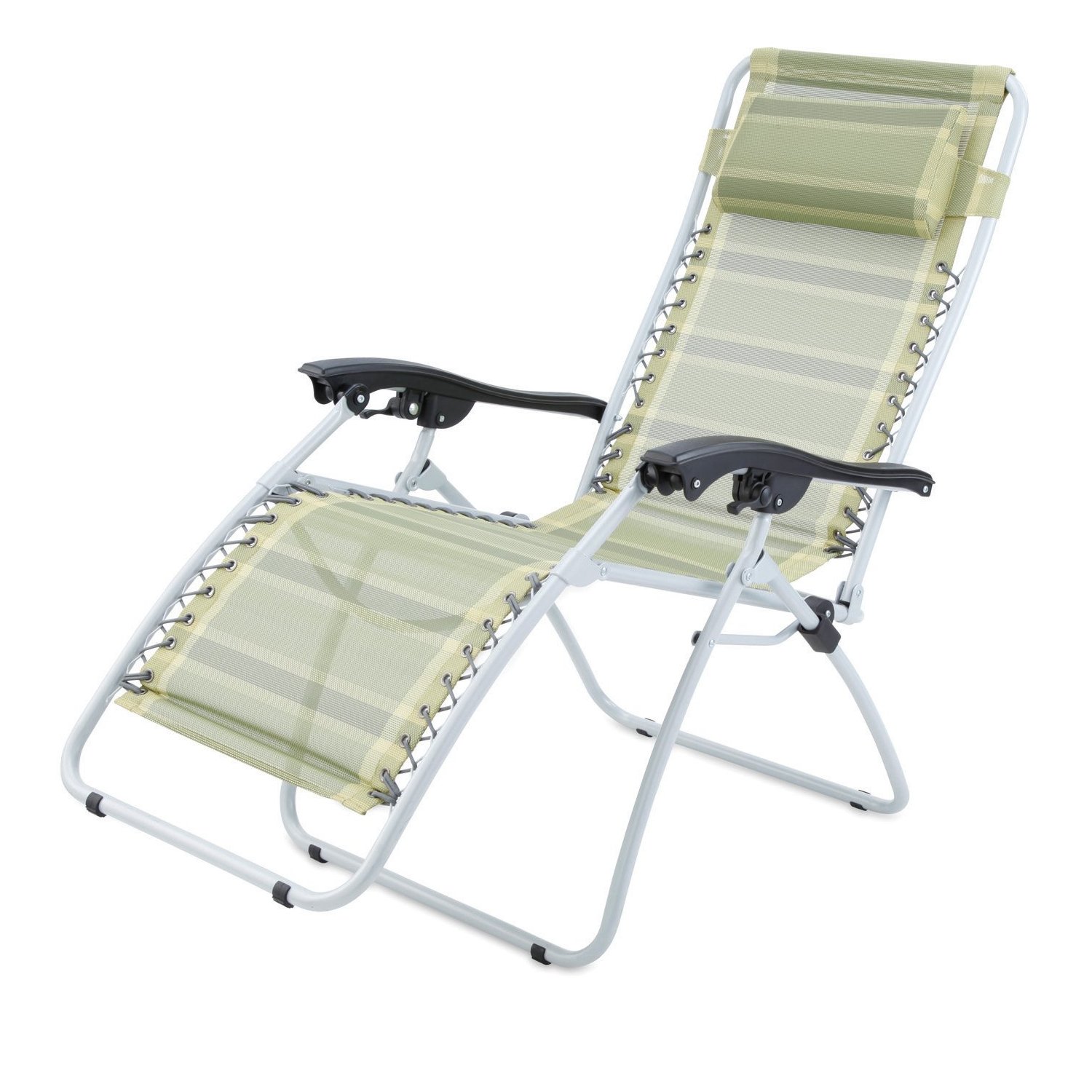 GELERT MAPLETON DELUXE RECLINING SUN LOUNGER CAMPING GARDEN PATIO