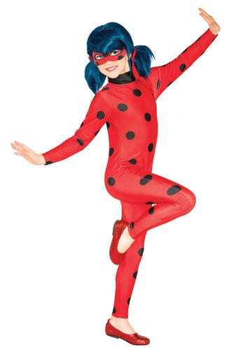 Miraculous Ladybug Kids Fancy Dress World Book Day Superhero Girls Child Costume