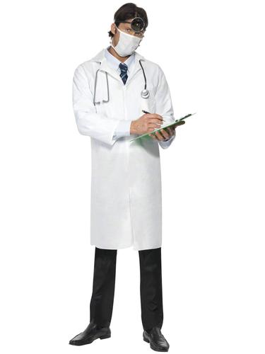 Doctors Mens Fancy Dress Hospital Surgeon Scrubs Uniform Adult Male Costumes BN