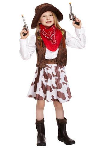 Cowboy Kids Fancy Dress Wild Western Cowgirl Childs Boys Girls Book Day Costumes