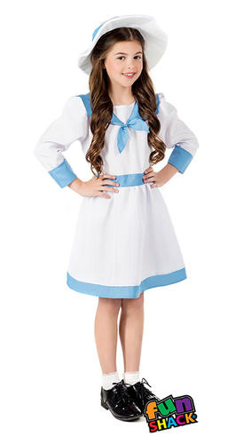 EDWARDIAN jardin secret Robe FANTAISIE Fille Victorienne World Book Day Kids Costume