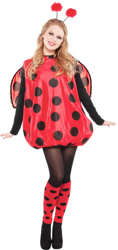 Costume donna INSETTO COCCINELLA LADYBUG Bombo Insetto Animale Adulti Costumi