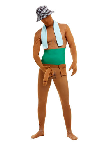 Big Willy Man Mens Fancy Dress Funny Novelty Stag Do Party Adults Costume Outfit