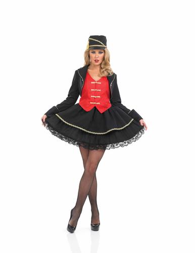 Hat Womens Sports Adults Fancy Dress Outfit 8-30 Drum Majorette Ladies Costume