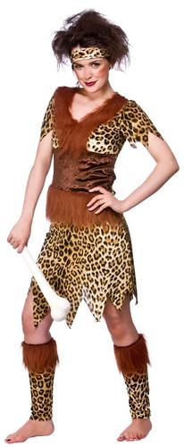 Cavewoman Ladies Fancy Dress Flintstones Womens Tarzan Jane Cave Girl