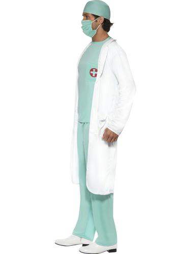 Doctor Surgeon Mens Ladies Fancy Dress Adult Uniform Costume Outfit Mask New