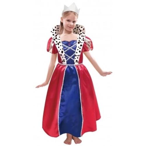 Girls Queen Dress & Tiara Set Royal British Fancy Dress Costume Outfit Ages 38 eBay