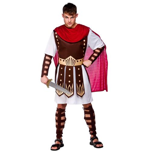 Roman Centurion Mens Fancy Dress Gladiator Warrior Greek Adults Costume Outfit