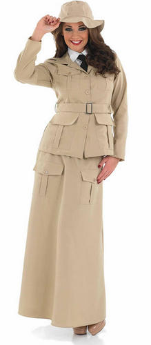 Safari Explorer Adults Fancy Dress Jungle Hunter Mens Ladies Costumes Outfits - Picture 10 of 10