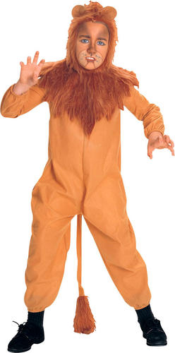 CODARDO Lion WIZARD OF OZ Fancy Dress Costume per ragazzi