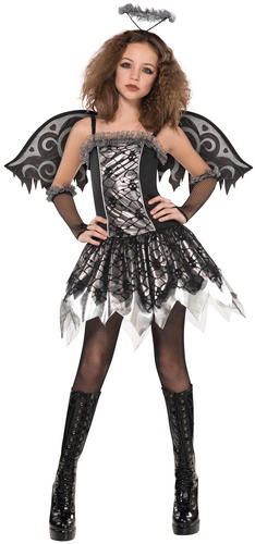 Angel Or Devil Wings Age 12 16 Halloween Fancy Dress Girls Teen Party