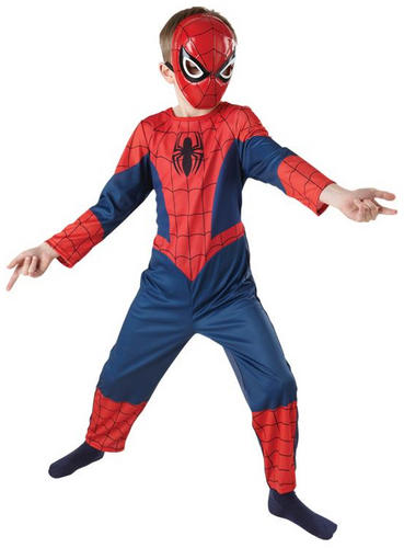 Comic Book Superhero Boys Fancy Dress Marvel DC Heroes Kids Childrens Costume - Picture 29 of 33