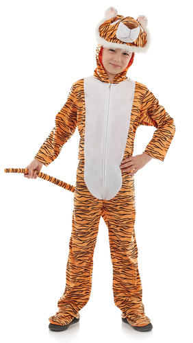 Tiger Boys Fancy Dress Animal Zoo Jungle Book Character Kids Childrens Costume