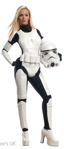 Darth Vader & Stormtrooper Ladies Fancy Dress Star Wars Womens Adults Costumes - Imagen 7 de 9