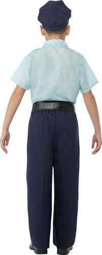 Police Officer Boys Fancy Dress Cop Fuzz Policeman Uniform Kids Childs Costume