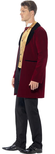 Old Edwardian Gent Mens Fancy Dress Upper Class Victorian Book Day Adult Costume