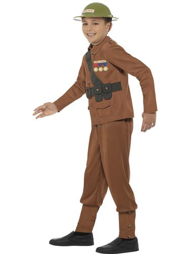 Horrible Histories Kids Fancy Dress Military 1930s 40s Book Day Childrens Costum