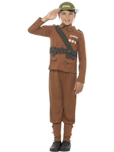 Horrible Histories Kids Fancy Dress Military 1930s 40s Book Day Childrens Costum
