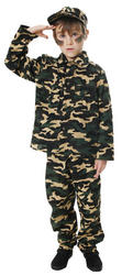 View Item Boy's Army Fancy Dress Costume