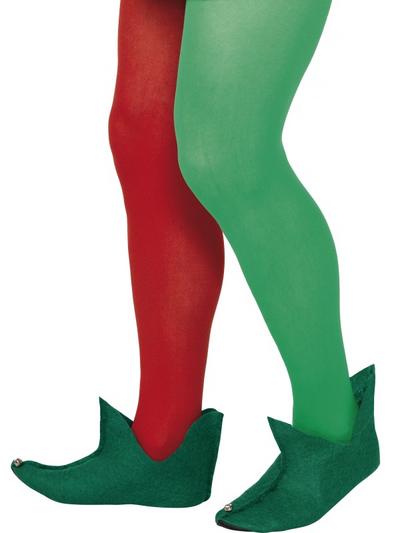 Adult's Christmas Elf Fancy Dress Boots