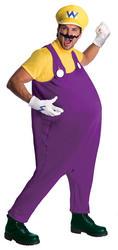 View Item Super Mario Bros Wario Fancy Dress Costume