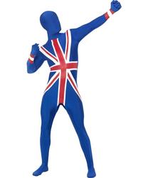 View Item Union Jack Second Skin Stretchy Lycra Fancy Dress Suit